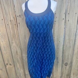 Tek Gear racer back active blue dress size M